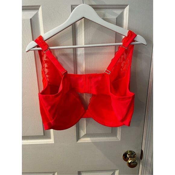 Cacique Orange High Apex Plunge Bra sz 44DDD NWOT - Picture 6 of 7